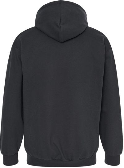 Am image of a Custom King Fashion Full Zip Hooded Sweatshirt in Black/Red!