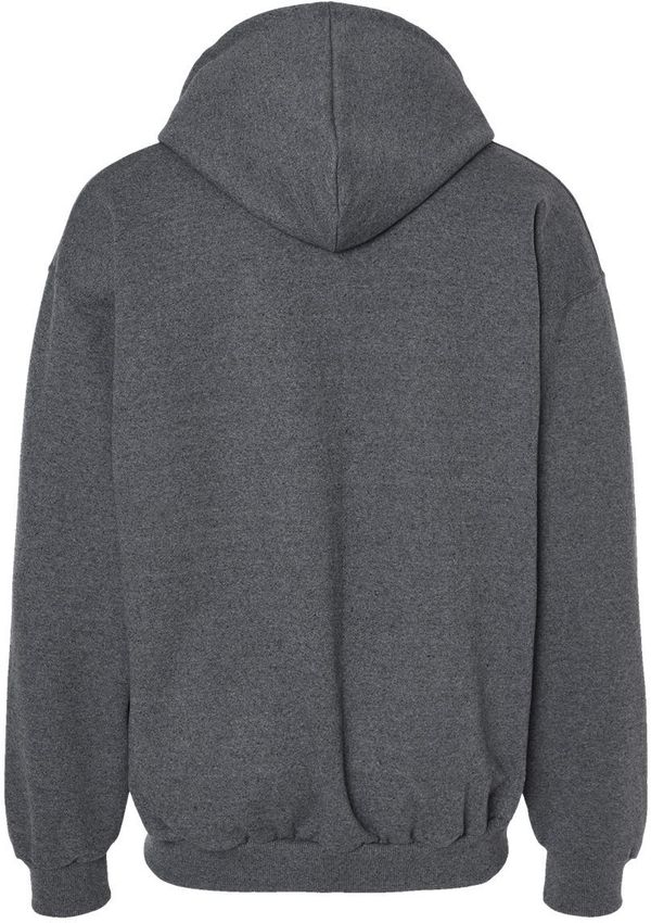 An image of a Custom King Fashion Full Zip Hooded Sweatshirt in Charcoal/Black!