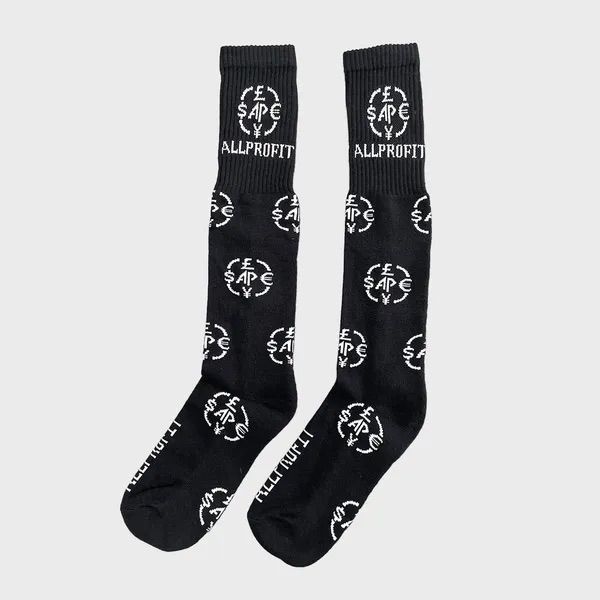 Knee high socks that you can print your logo on.