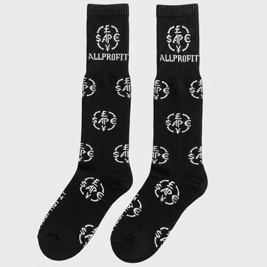 Knee high socks that you can print your logo on.