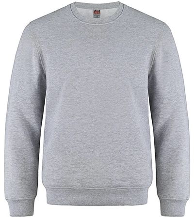 Am image of a Custom CSW Adult Crewneck Pullover Sweatshirt in Athletic Heather Grey!