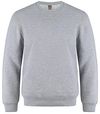 Am image of a Custom CSW Adult Crewneck Pullover Sweatshirt in Athletic Heather Grey!