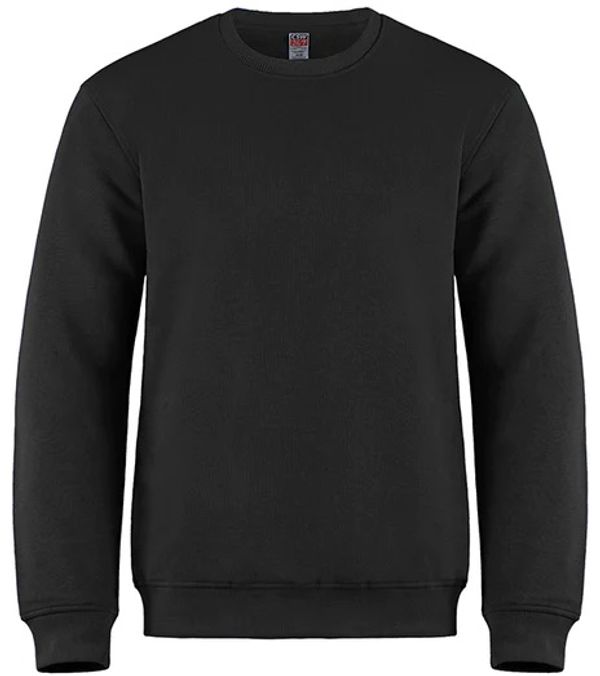 Am image of a Custom CSW Adult Crewneck Pullover Sweatshirt in Black!