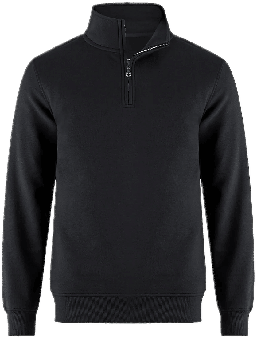 CSW Flux Quarter Zip Pullover in Black