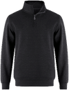 Am image of a Custom CSW Flux Quarter Zip Pullover in Charcoal Heather!