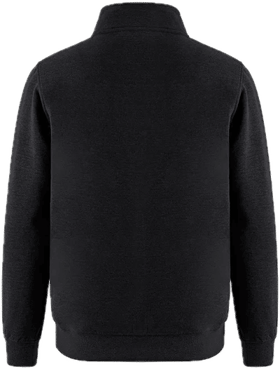 Am image of a Custom CSW Flux Quarter Zip Pullover in Charcoal Heather!