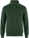 Am image of a Custom CSW Flux Quarter Zip Pullover in Forest!