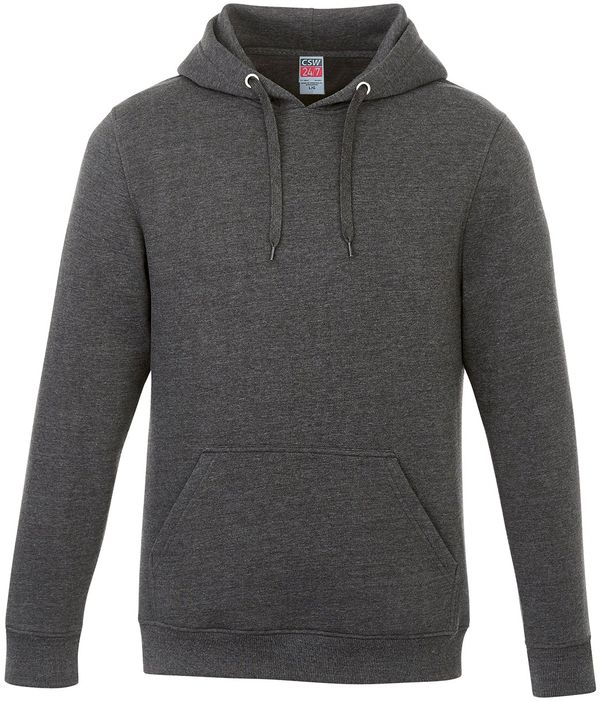 Am image of a Custom CSW Vault Adult Pullover Hoodie in Charcoal Heather!