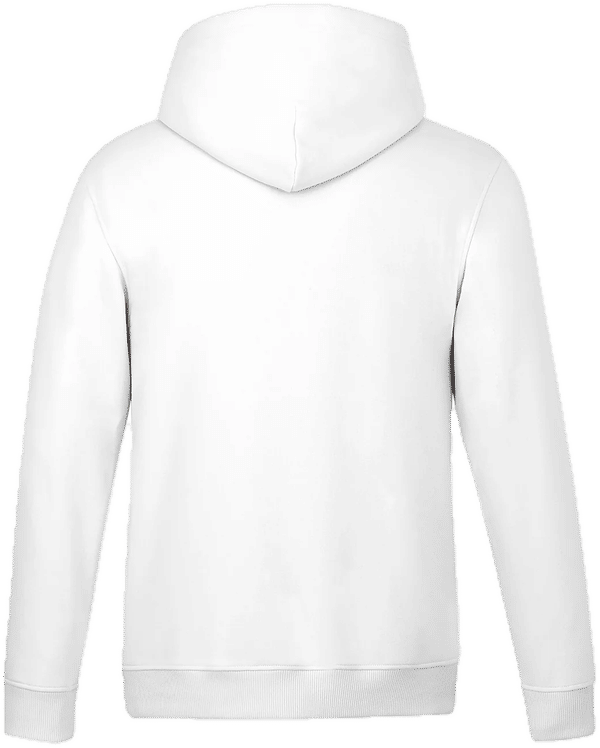 Am image of a Custom CSW Vault Adult Pullover Hoodie in White!