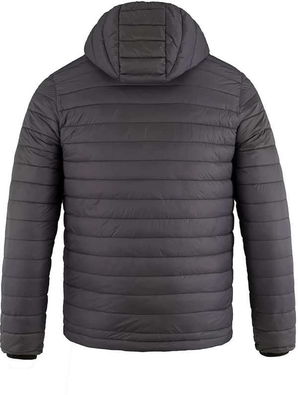 Am image of a Custom CX2 Canyon Mens Lightweight Puffy Jacket in Charcoal!