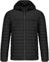Am image of a Custom CX2 Canyon Mens Lightweight Puffy Jacket in Black!