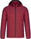 Am image of a Custom CX2 Canyon Mens Lightweight Puffy Jacket in Red!