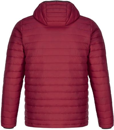 Am image of a Custom CX2 Canyon Mens Lightweight Puffy Jacket in Red!