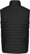 Am image of a Custom CX2 Faro Mens Lightweight Puffy Vest in Black!