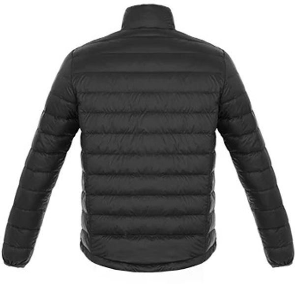 Am image of a Custom CX2 Arctic Mens Polyester Quilted Down in Black!