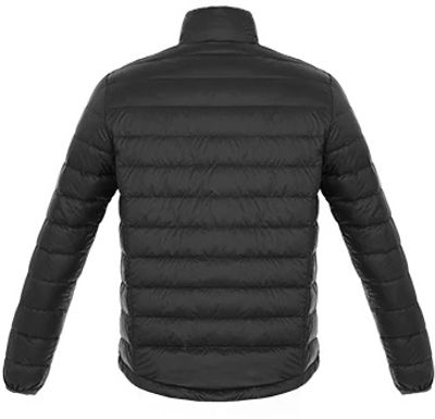 Am image of a Custom CX2 Arctic Mens Polyester Quilted Down in Black!