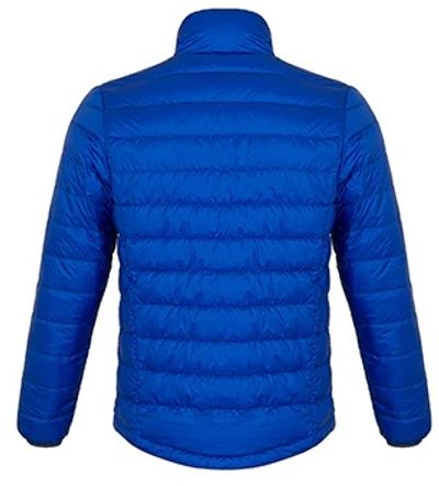Am image of a Custom CX2 Arctic Mens Polyester Quilted Down in Blue!