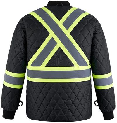An image of a Custom CX2 Peterbuilt 3 in 1 Hi Vis Bomber Jacket!