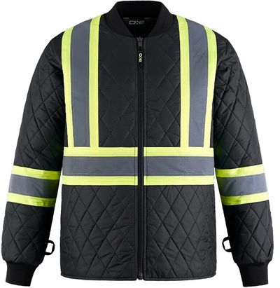 An image of a Custom CX2 Peterbuilt 3 in 1 Hi Vis Bomber Jacket!