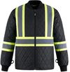 An image of a Custom CX2 Peterbuilt 3 in 1 Hi Vis Bomber Jacket!