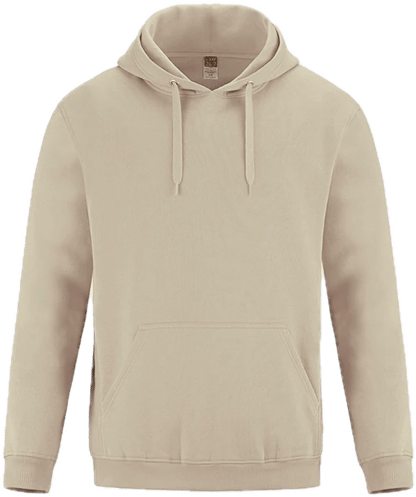 Am image of a Custom CSW Vault Adult Pullover Hoodie in Sand!