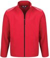 Am image of a Custom CX2 Cadet Lightweight Softshell Jacket in Red!