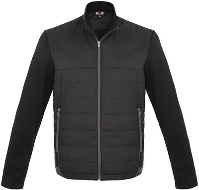Am image of a Custom CX2 Hybrid Lightweight Jacket in Black!