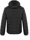 Am image of a Custom CX2 Glacial Youth Puffy Jacket with Detachable Hood in Black!