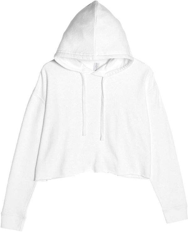 An image of a Custom Lane 7 Crop Hoodie in White!
