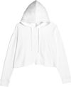 An image of a Custom Lane 7 Crop Hoodie in White!