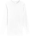 An image of a Custom Lane 7 Heavyweight Long Sleeve Tee in White!