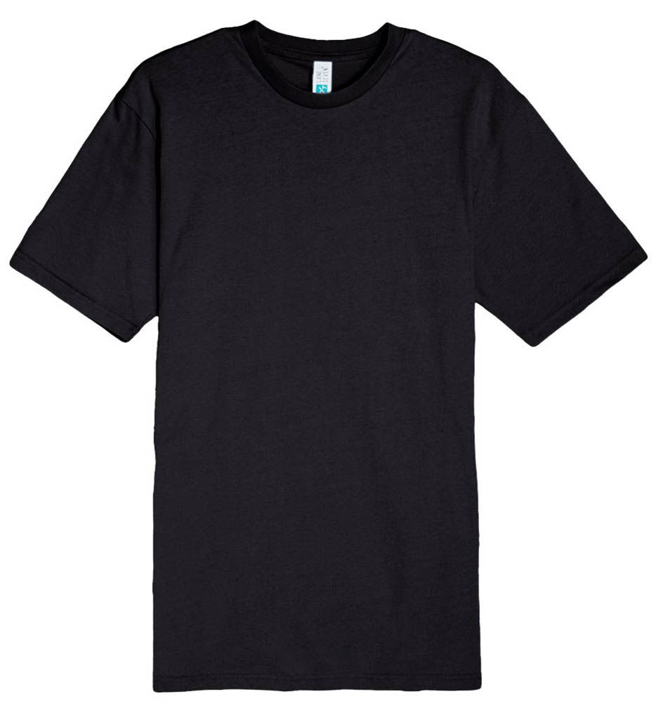 Lane 7 Heavyweight Tee in Black