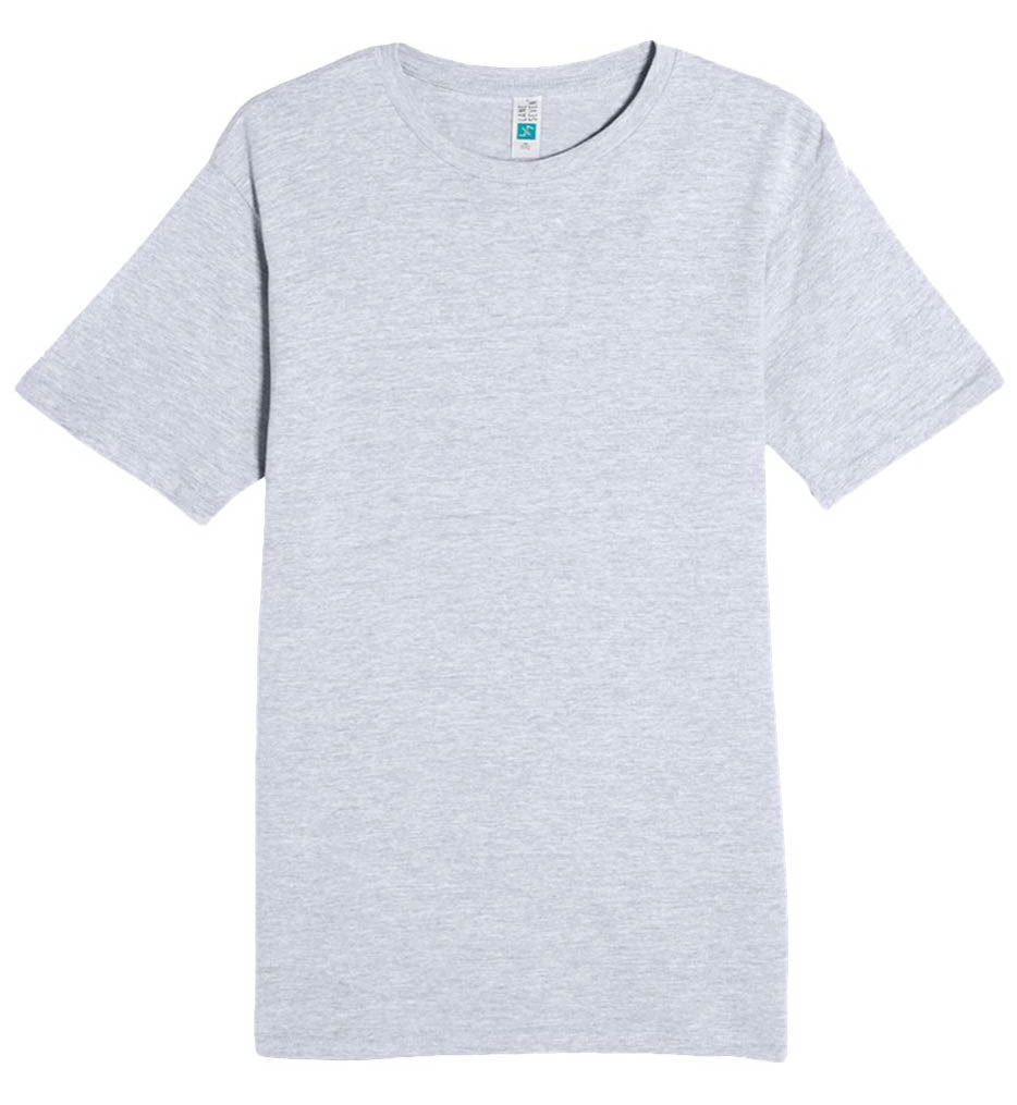 Lane 7 Heavyweight Tee in Heather Grey