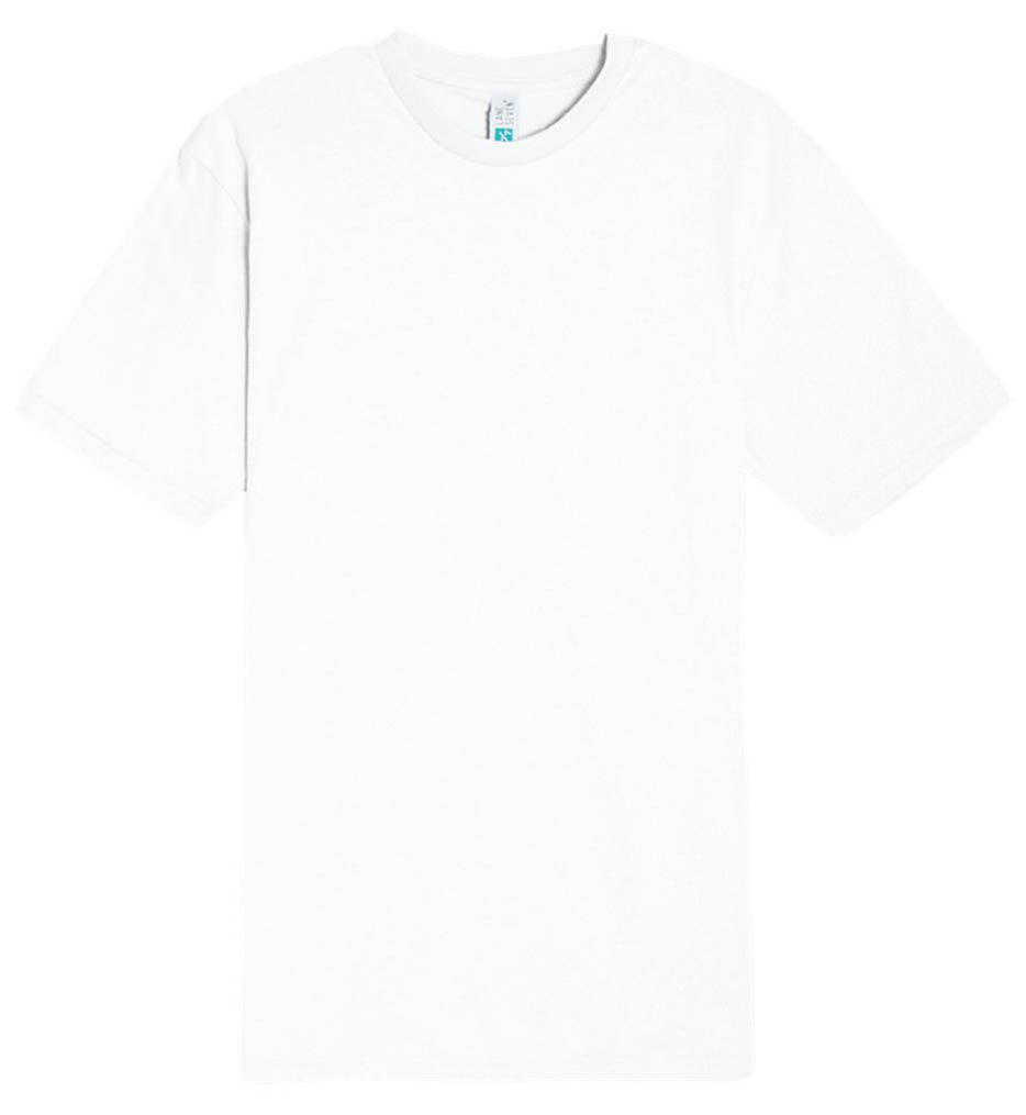 Lane 7 Heavyweight Tee in White