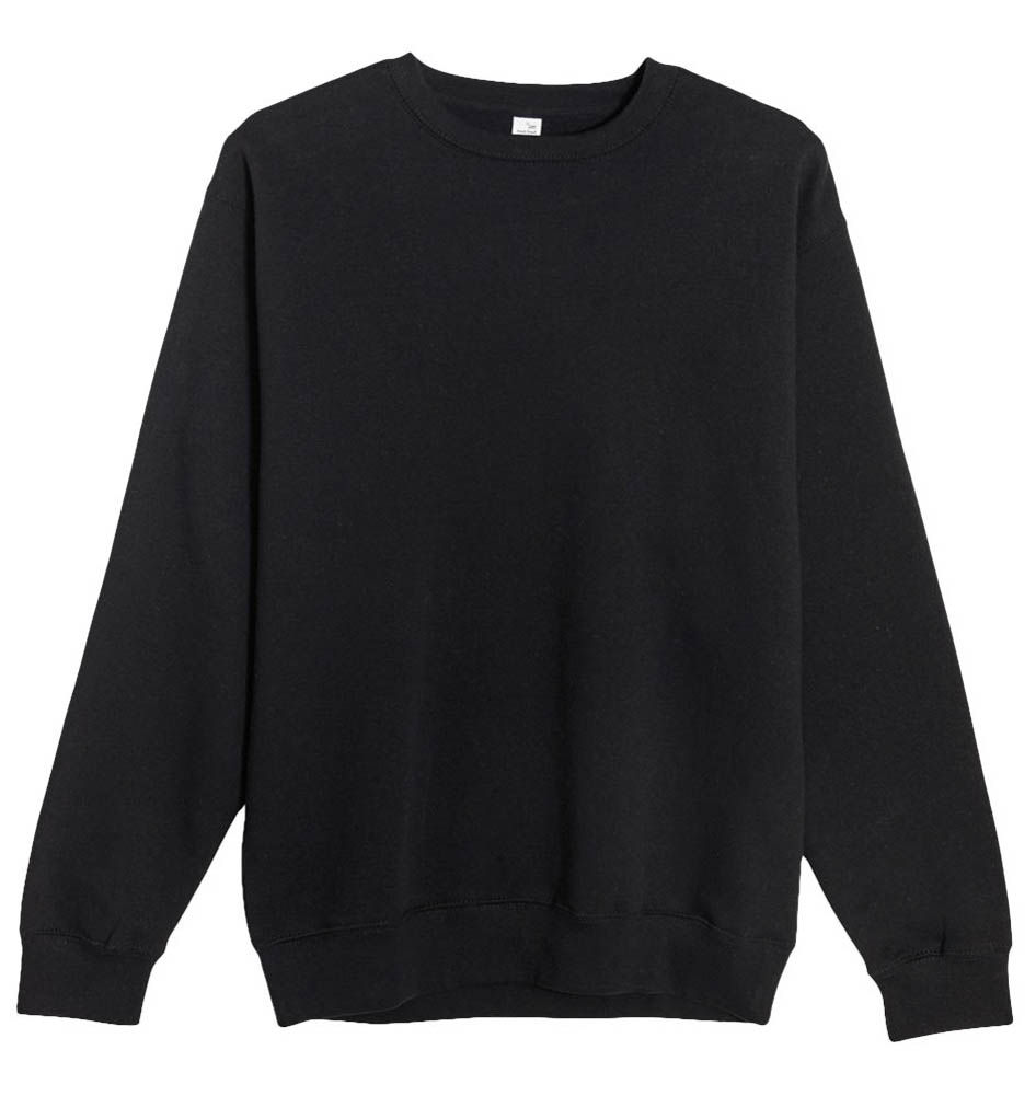 Lane 7 Premium Crewneck Sweatshirt in Black
