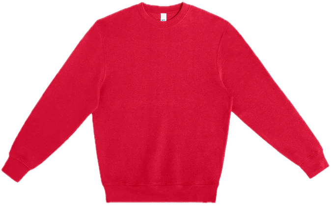 Lane 7 Premium Crewneck Sweatshirt in Cardinal