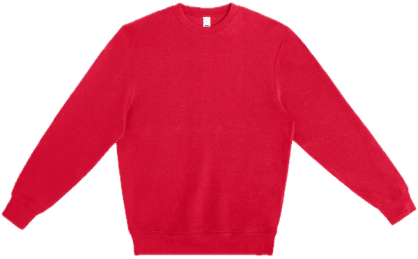 Am image of a Custom Lane 7 Premium Crewneck Sweatshirt in Cardinal!