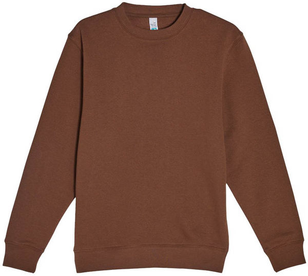 An image of a Custom Lane 7 Premium Crewneck Sweatshirt in Chestnut!