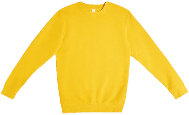 Lane 7 Premium Crewneck Sweatshirt in Lemon