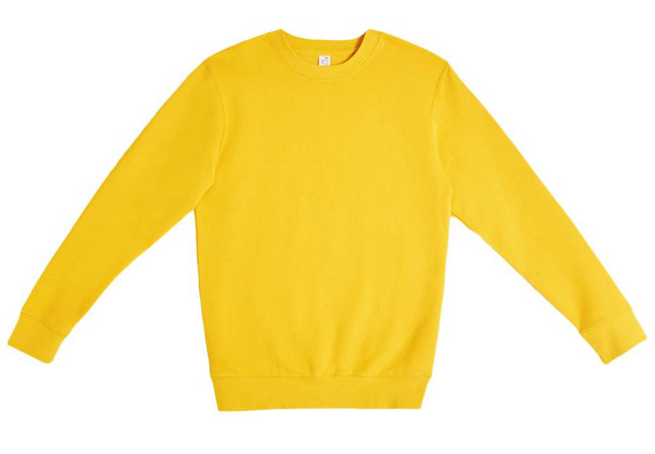 Lane 7 Premium Crewneck Sweatshirt in Lemon