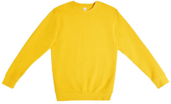 An image of a Custom Lane 7 Premium Crewneck Sweatshirt in Lemon!