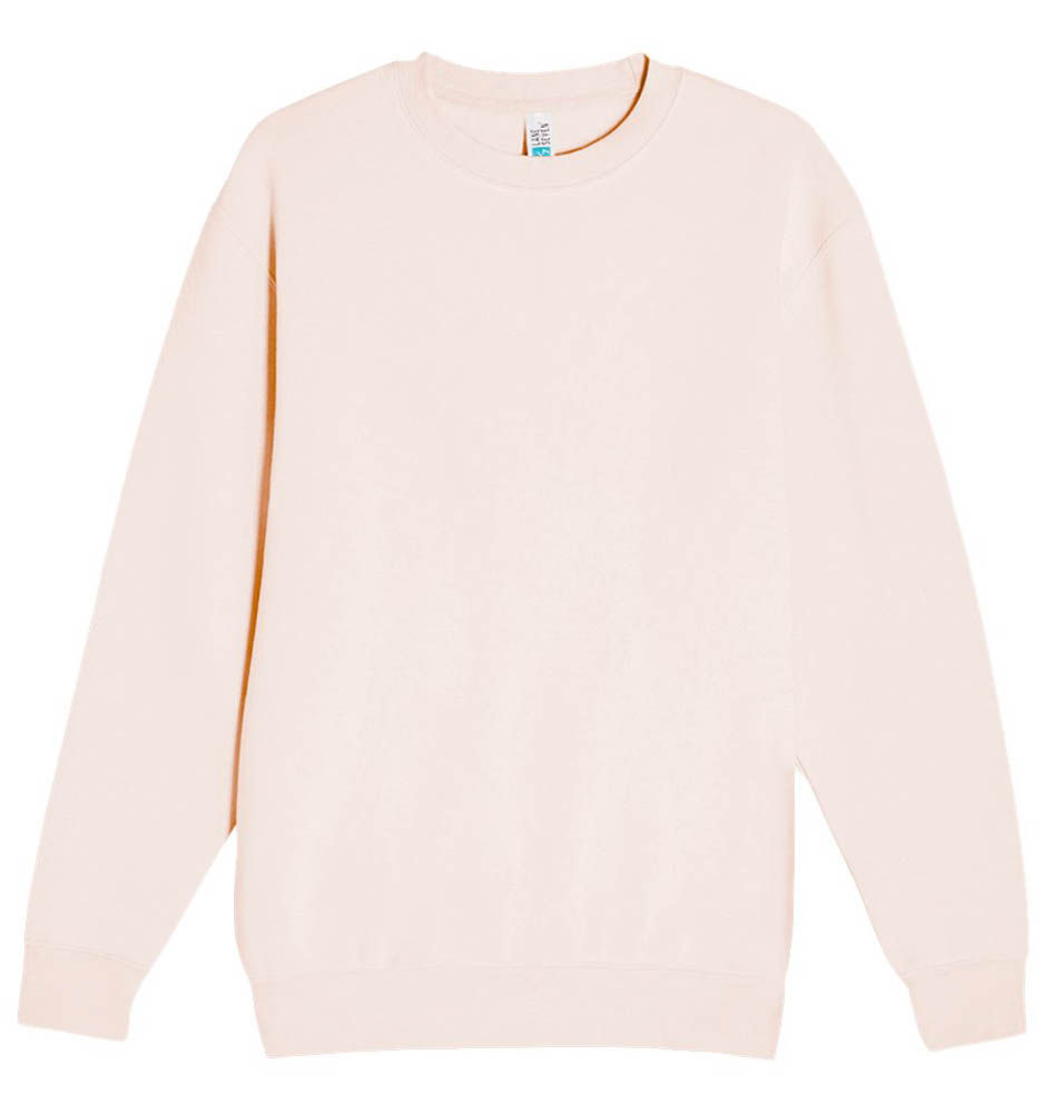 Lane 7 Premium Crewneck Sweatshirt in Pale Pink