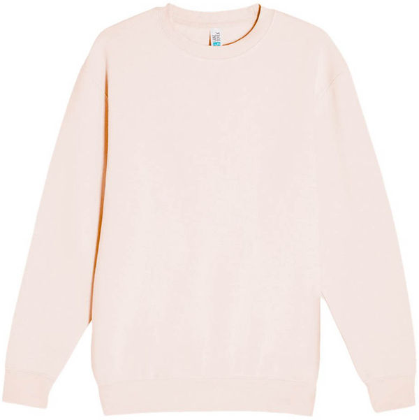 An image of a Custom Lane 7 Premium Crewneck Sweatshirt in Pale Pink!