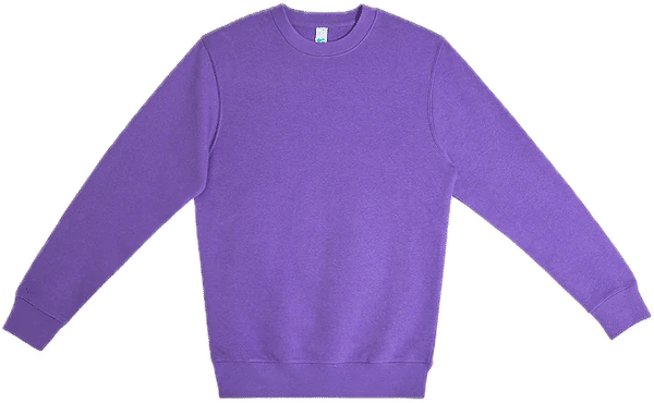 Am image of a Custom Lane 7 Premium Crewneck Sweatshirt in Purple!