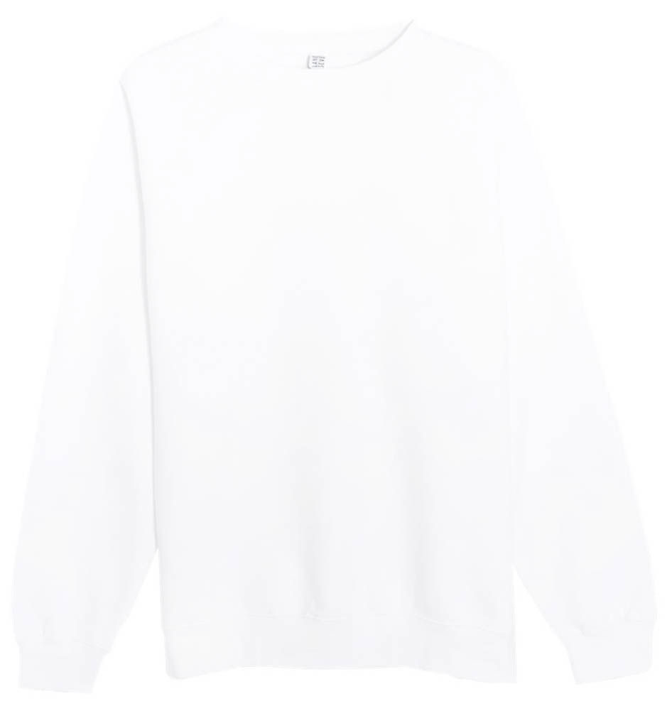 Lane 7 Premium Crewneck Sweatshirt in White
