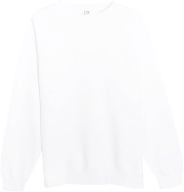 An image of a Custom Lane 7 Premium Crewneck Sweatshirt in White!