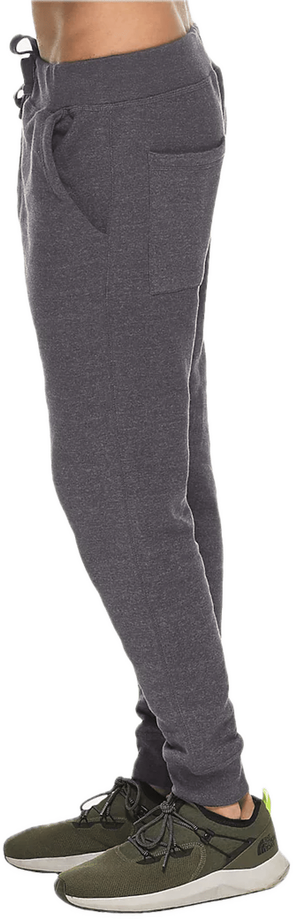 An image of a Custom Lane 7 Premium Fleece Joggers in Charcoal Heather!