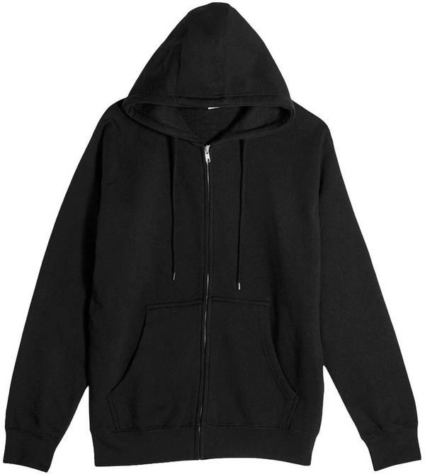 An image of a Custom Lane 7 Premium Full Zip Hoodie in Black!
