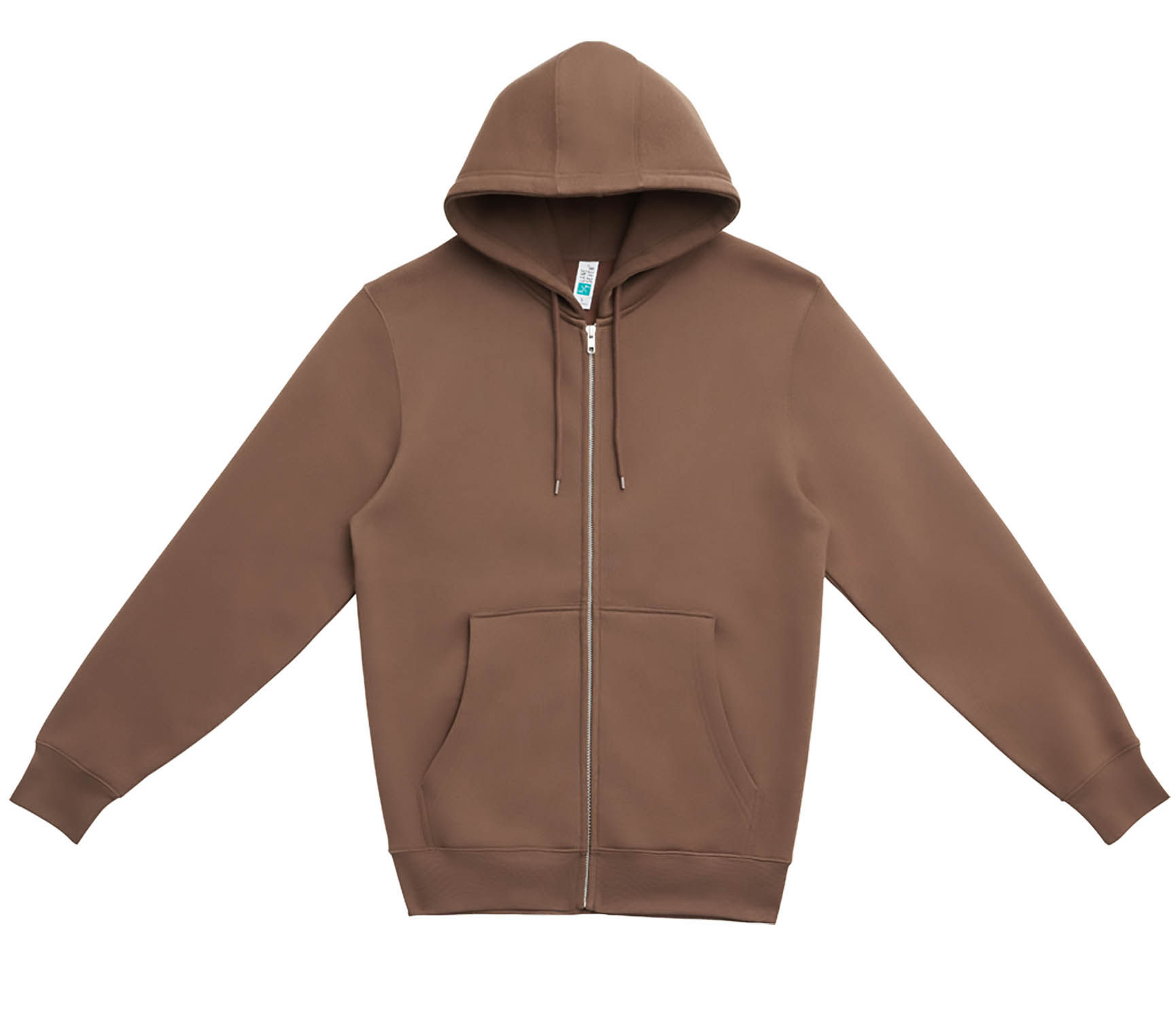 Lane 7 Premium Full Zip Hoodie in Chestnut