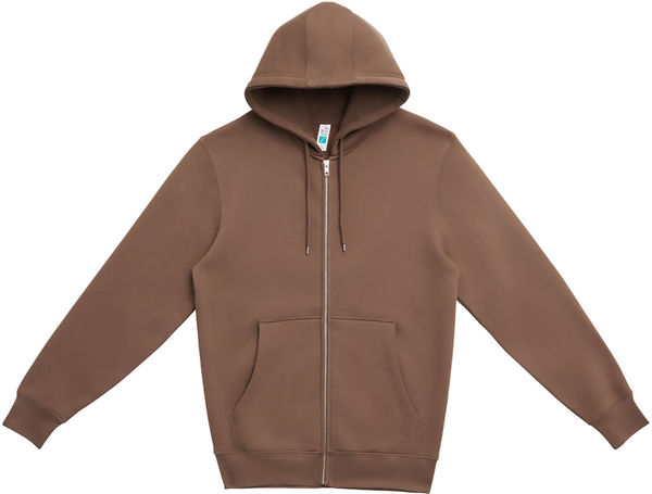 An image of a Custom Lane 7 Premium Full Zip Hoodie in Chestnut!